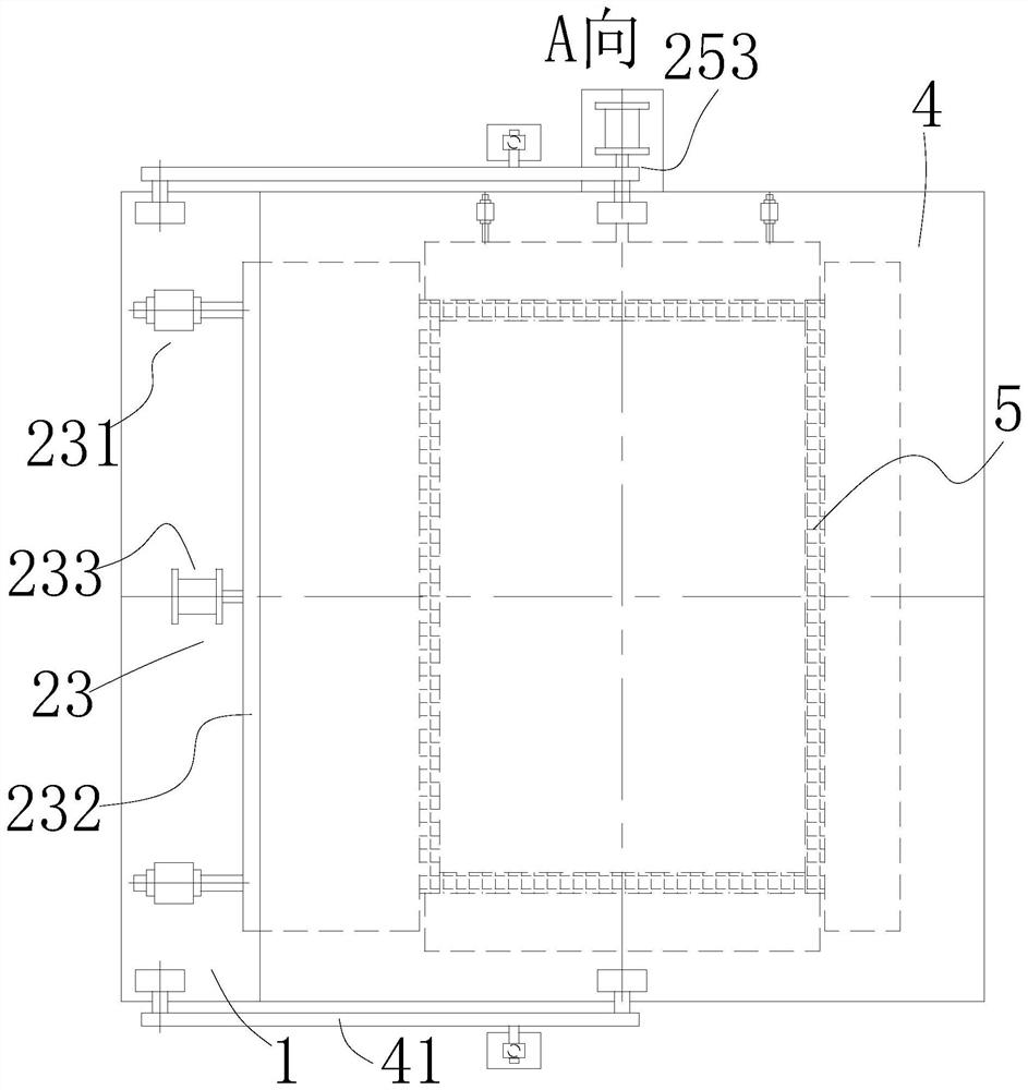 A spliced ​​wooden frame pressing drying device