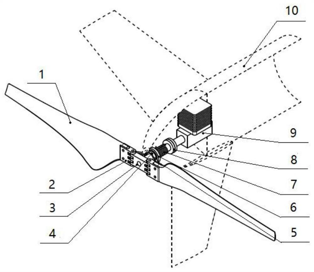 A propeller folding mechanism for a catapult UAV