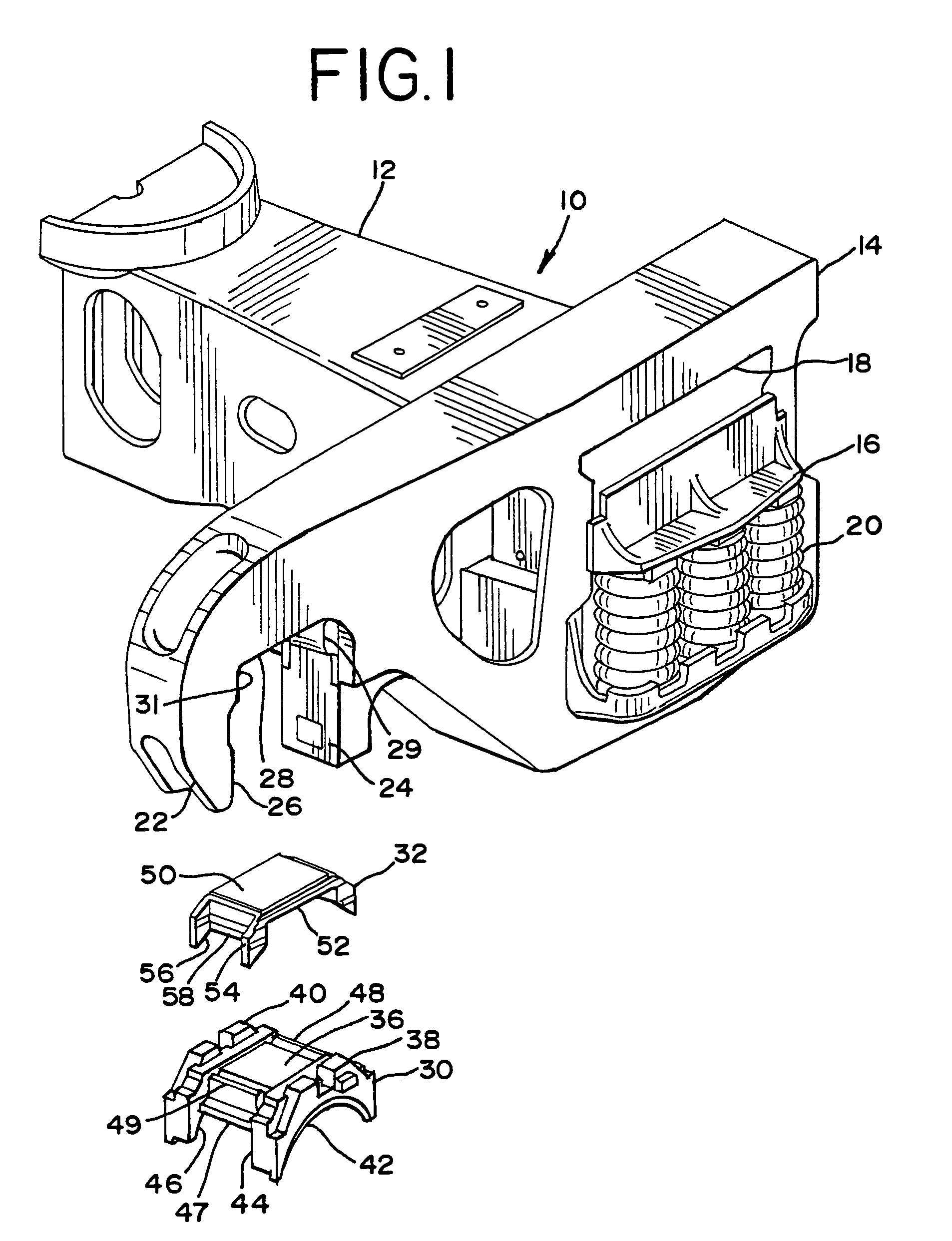 Railway truck pedestal bearing adapter