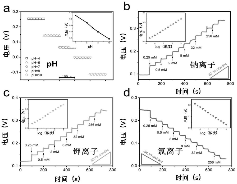 Fibrous flexible solid silver/silver chloride reference electrode as well as preparation method and application thereof