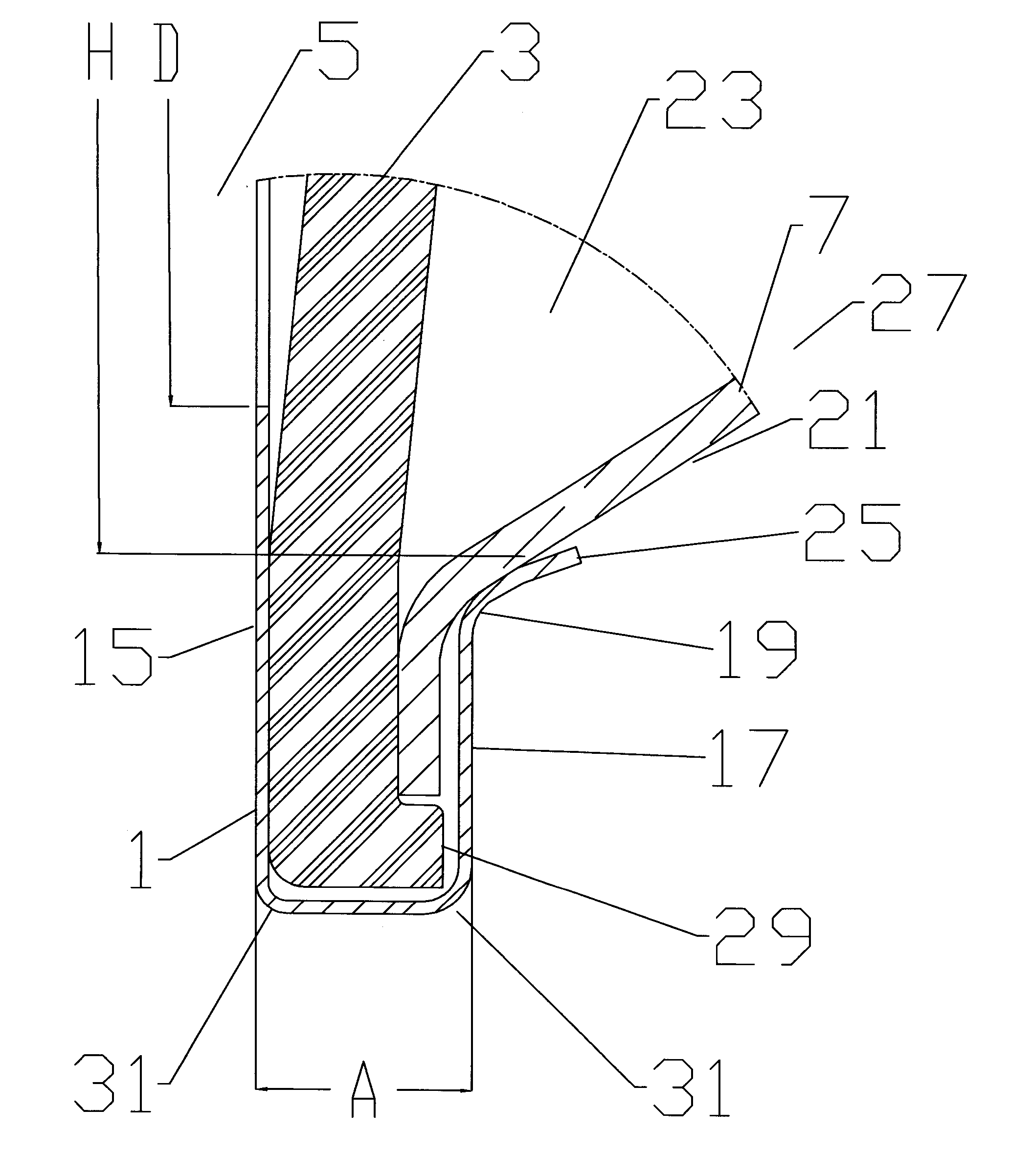 Radome Attachment Band Clamp