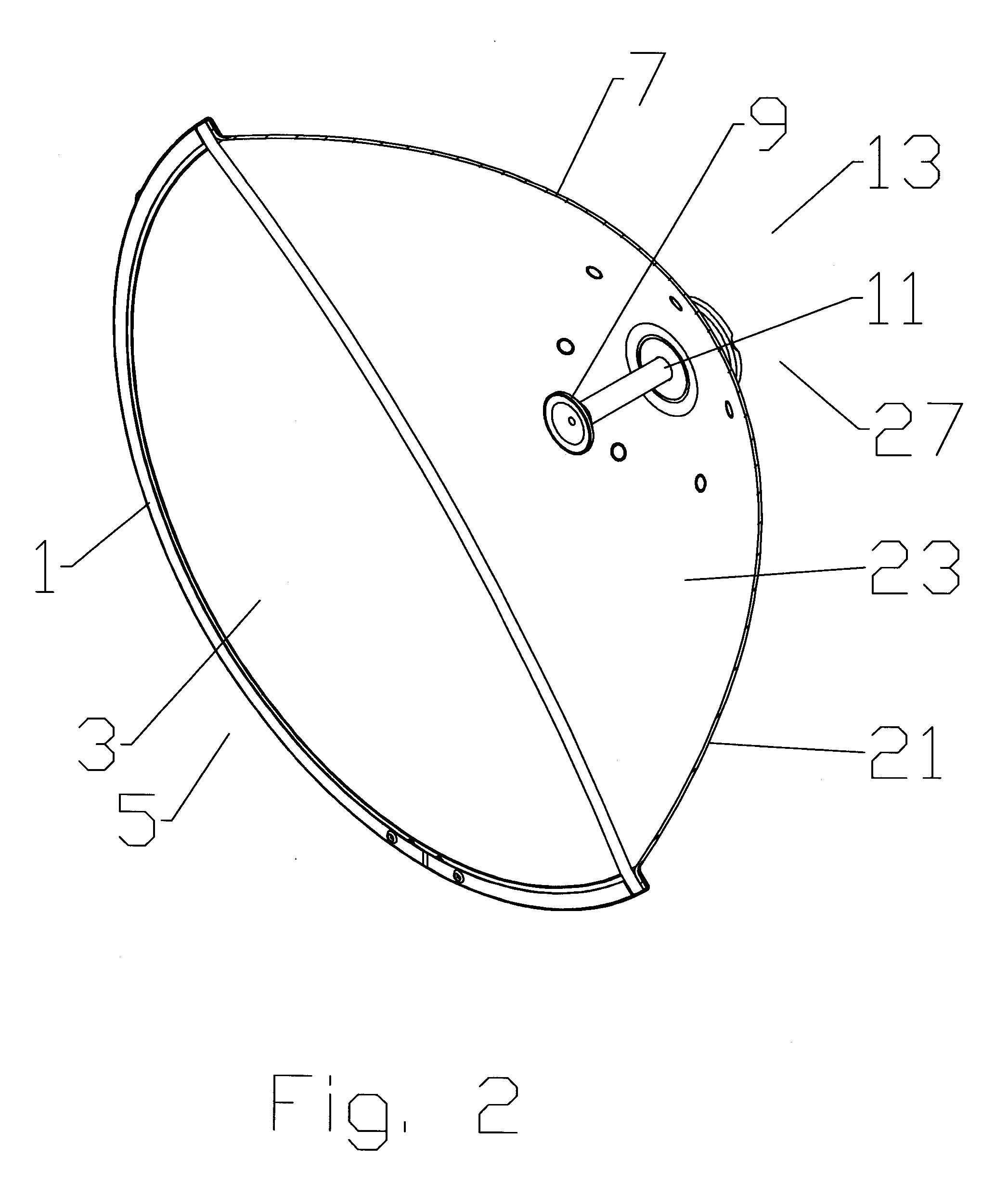 Radome Attachment Band Clamp