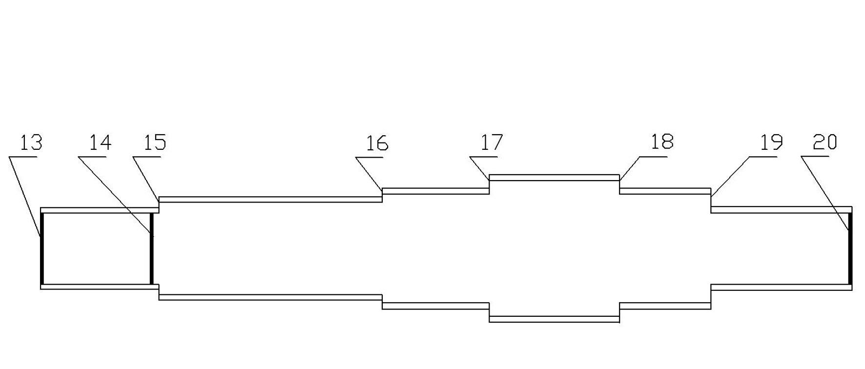 Tunnel kiln for calcining petroleum coke and method for calcining petroleum coke by using tunnel kiln