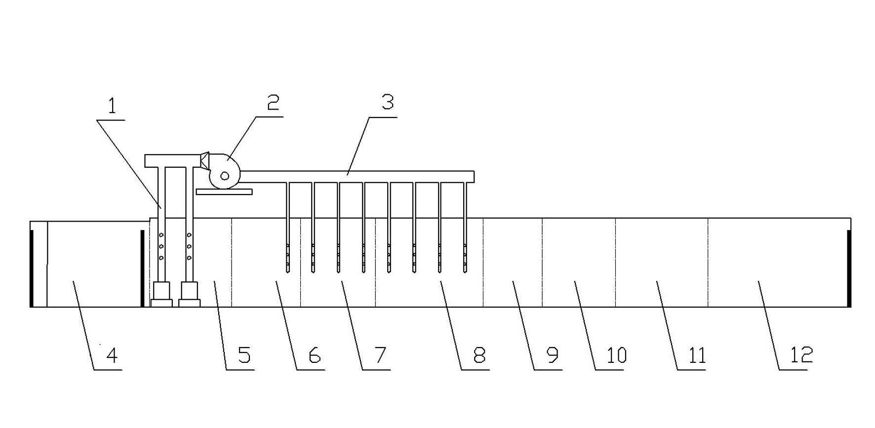 Tunnel kiln for calcining petroleum coke and method for calcining petroleum coke by using tunnel kiln