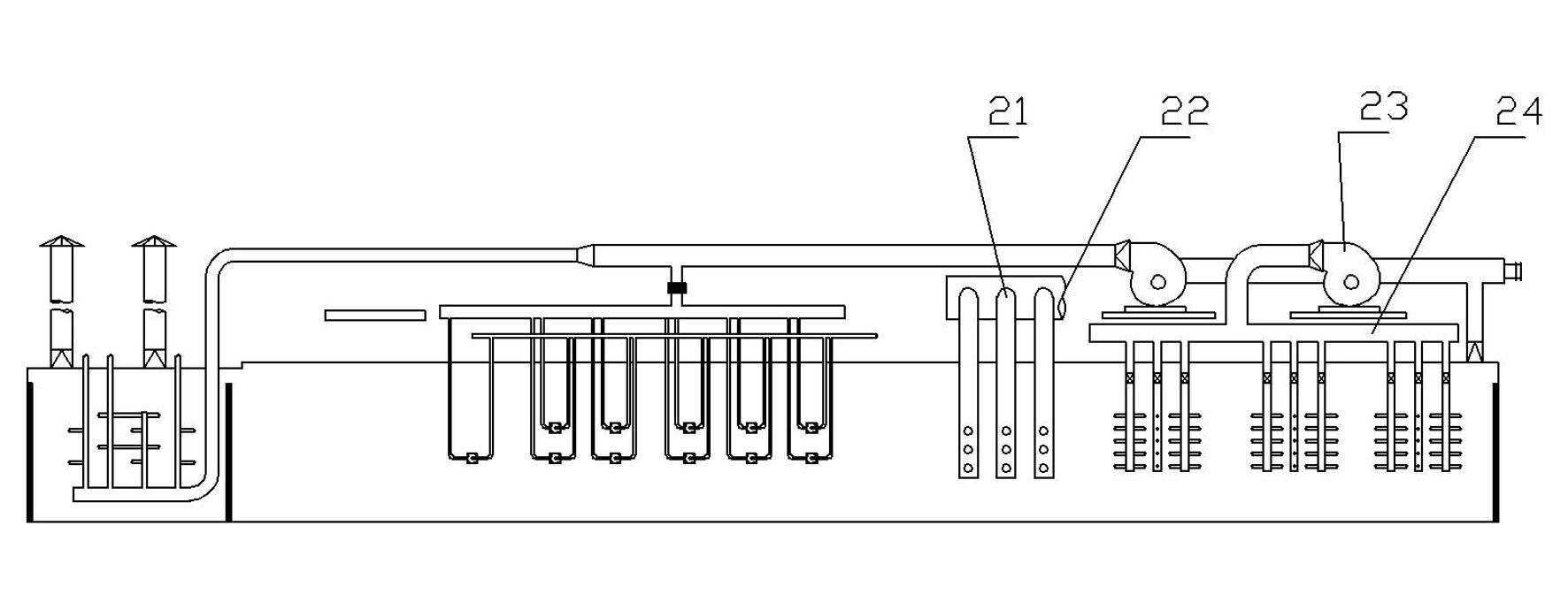 Tunnel kiln for calcining petroleum coke and method for calcining petroleum coke by using tunnel kiln