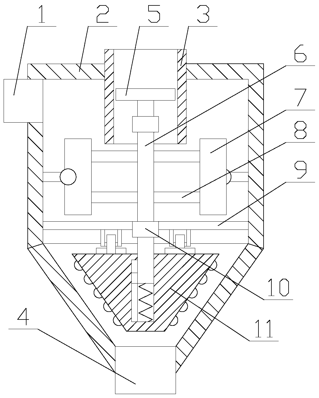 Intelligent circulation combustion system for large hearth coal