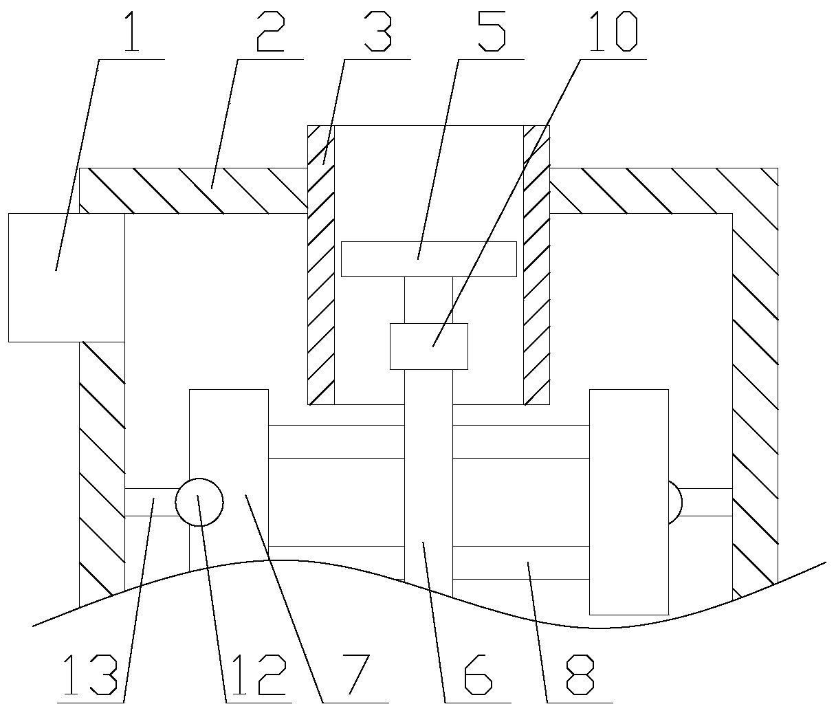 Intelligent circulation combustion system for large hearth coal