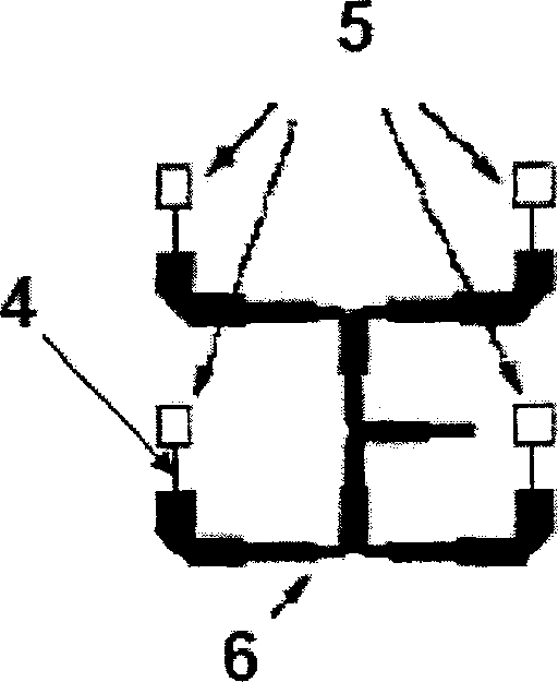 Microstrip antenna array with high gain and wide angle field wave lobe