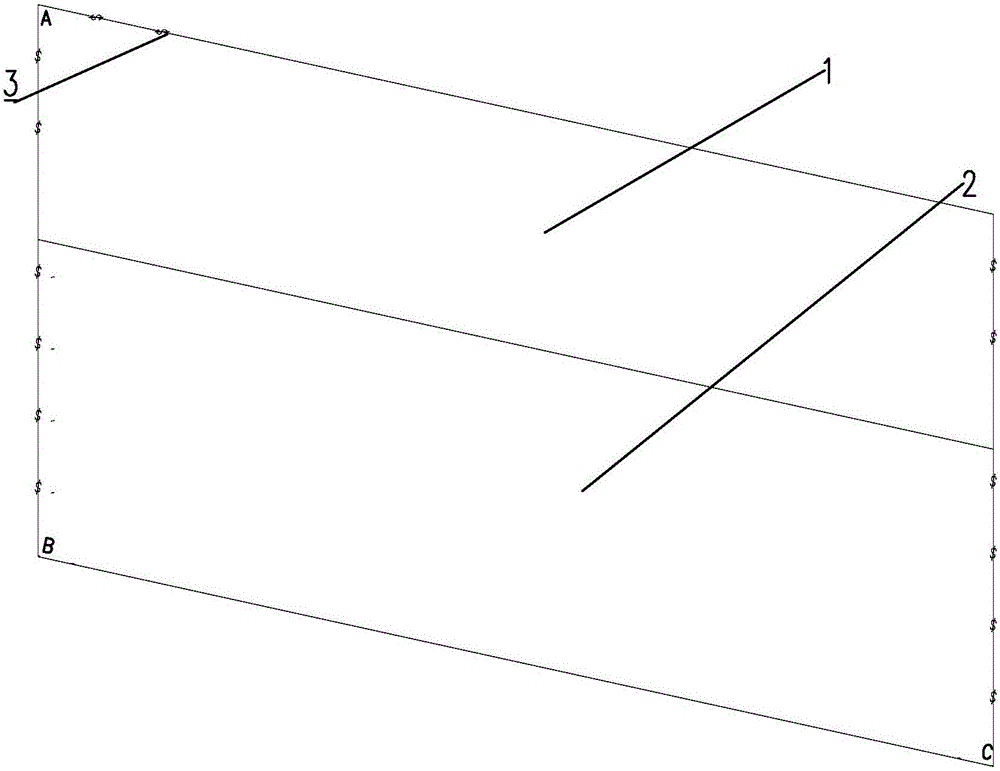 Hook face longitudinal installation method