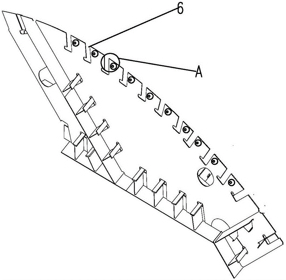 Hook face longitudinal installation method