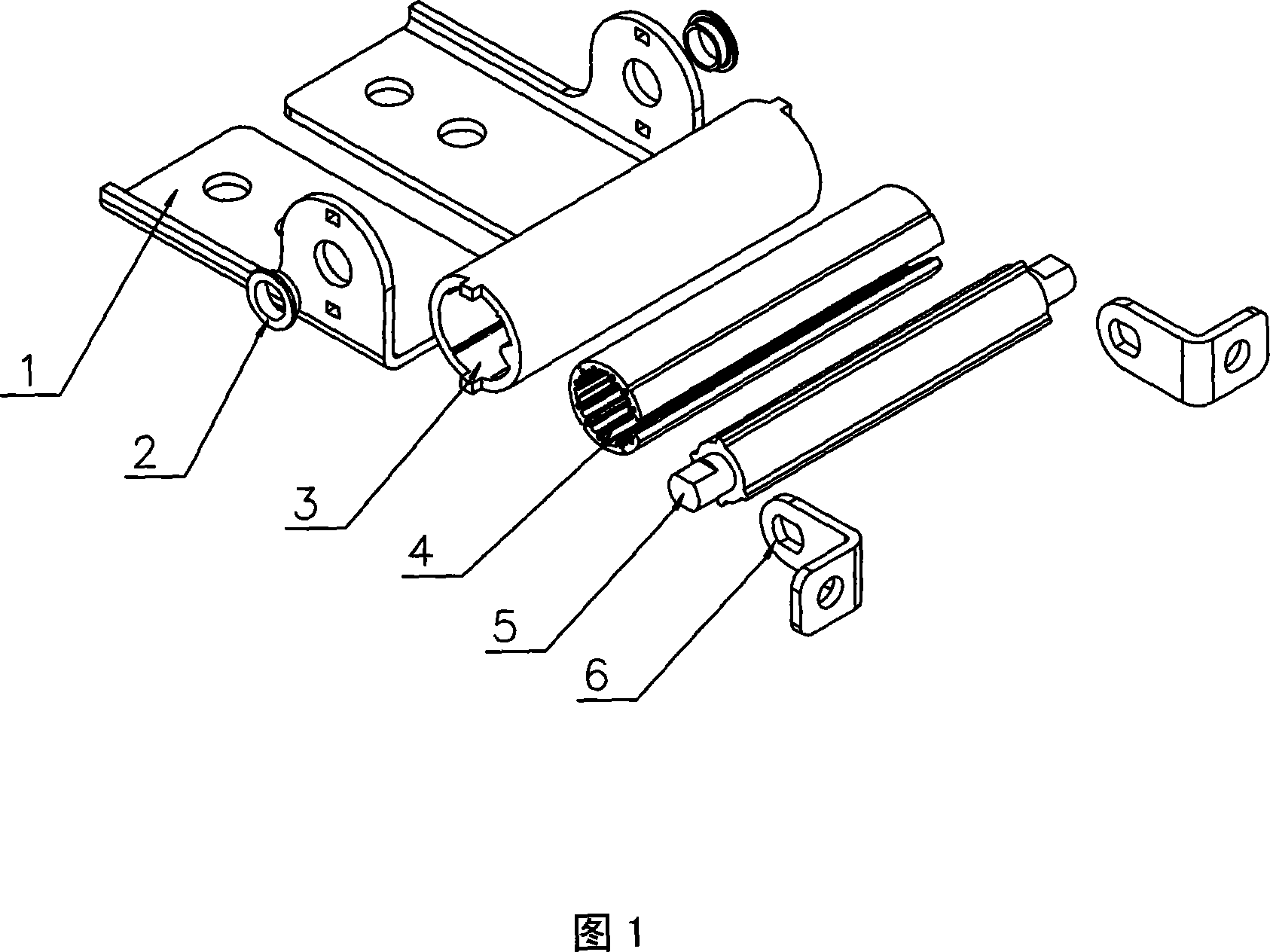 Vehicle door stop hinge with spacing function