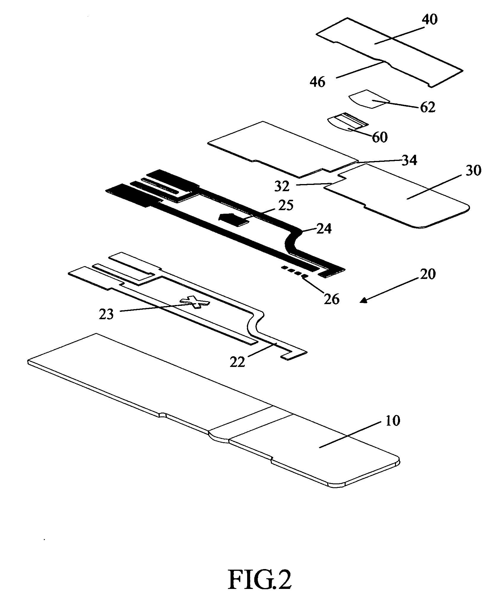 Electrochemical biosensor strip