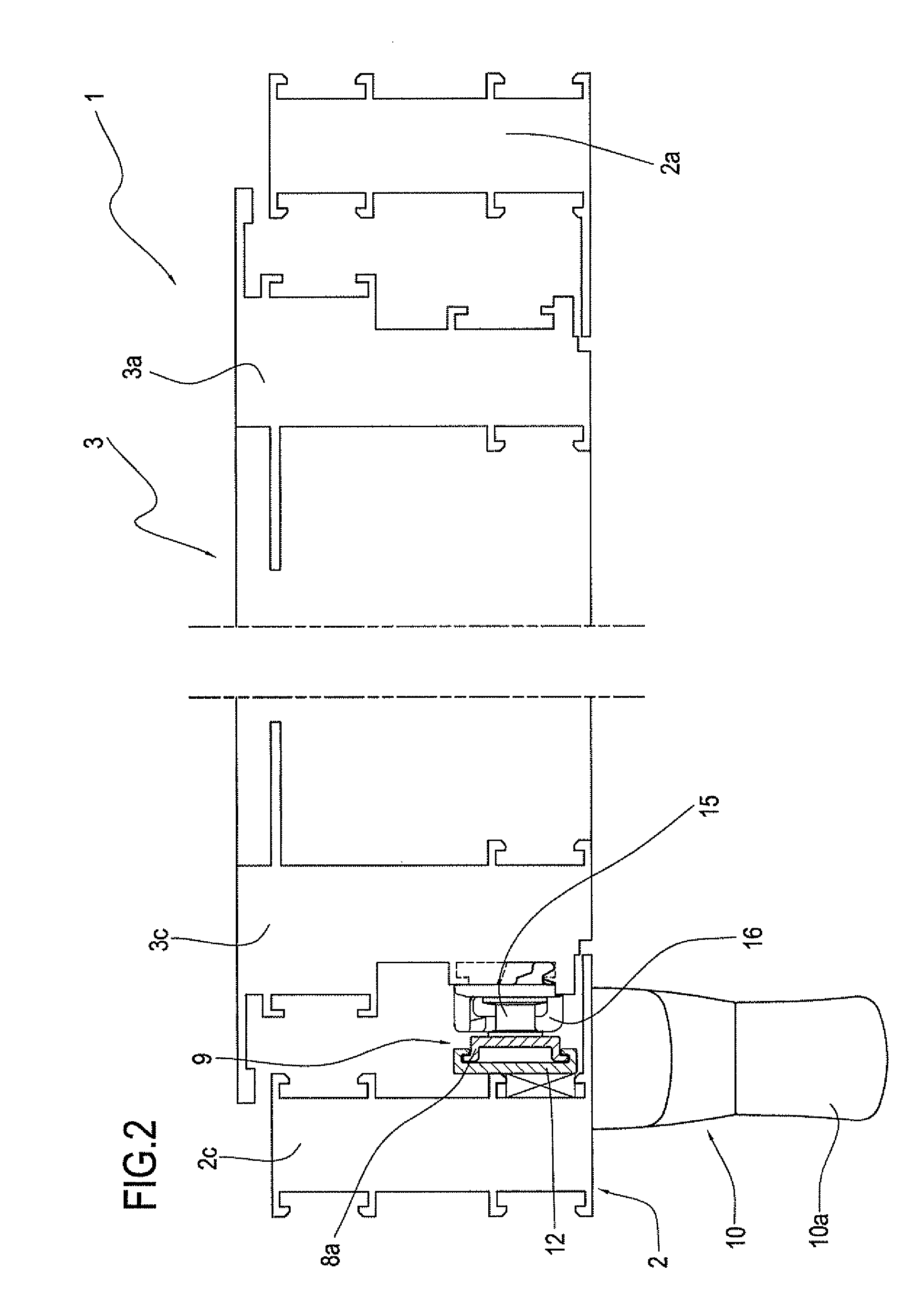 Casement window unit