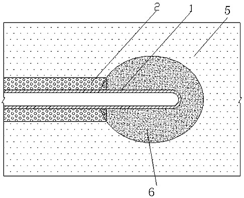 Cryoablation probe shell covered by expandable hydrogel and preparation method thereof