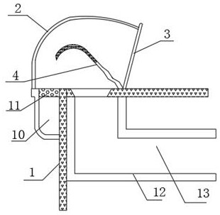 Ventilation and dust filtering device for motor of washing machine