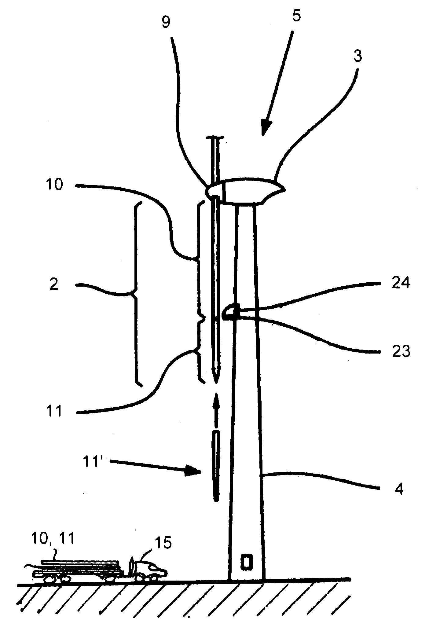 Modular rotor blade for a power-generating turbine and a method for assembling a power-generating turbine with modular rotor blades