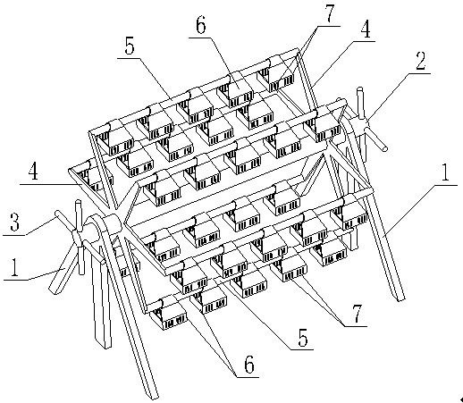 Food airing frame