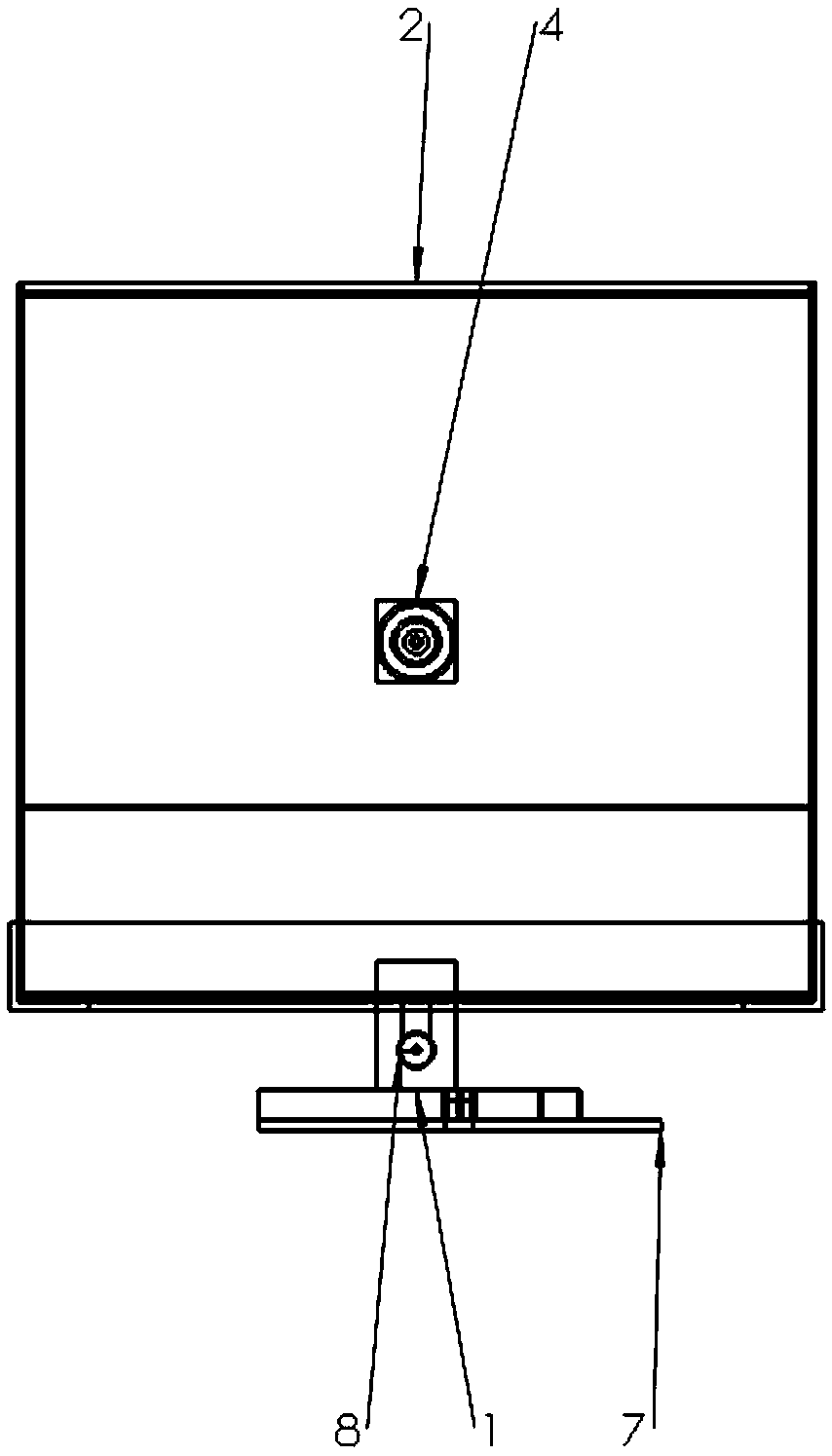 Pneumatic rod-type feeding and bait-throwing device for automatic bait-throwing ship