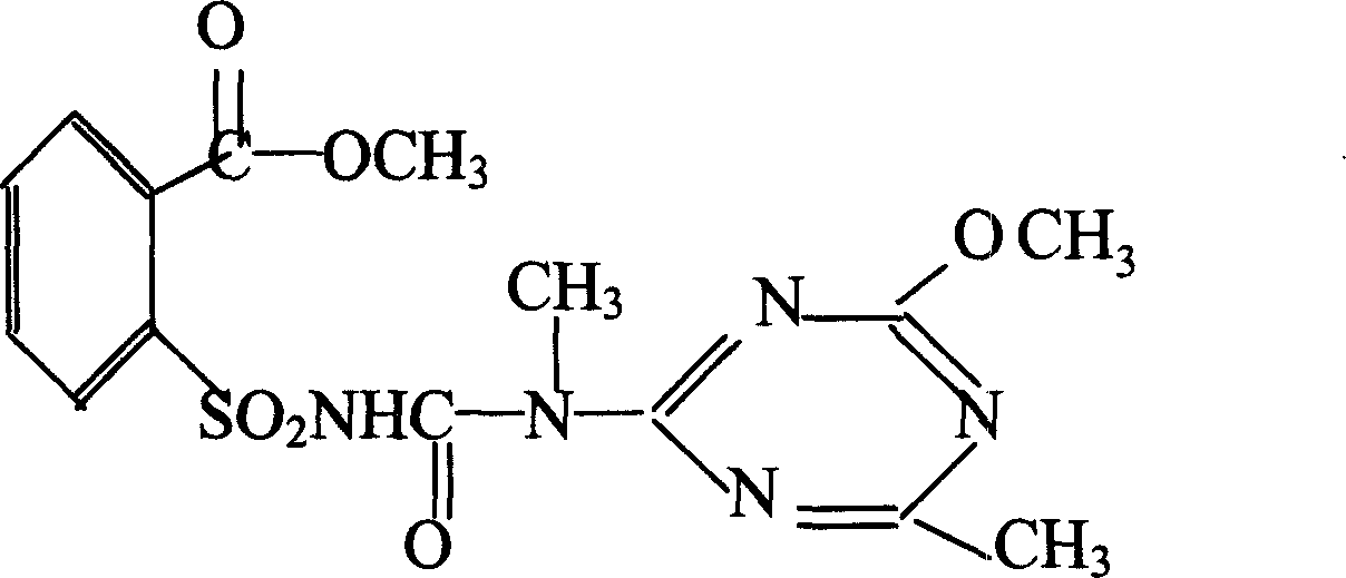 Chemical crossbred agent composition, its using method and application