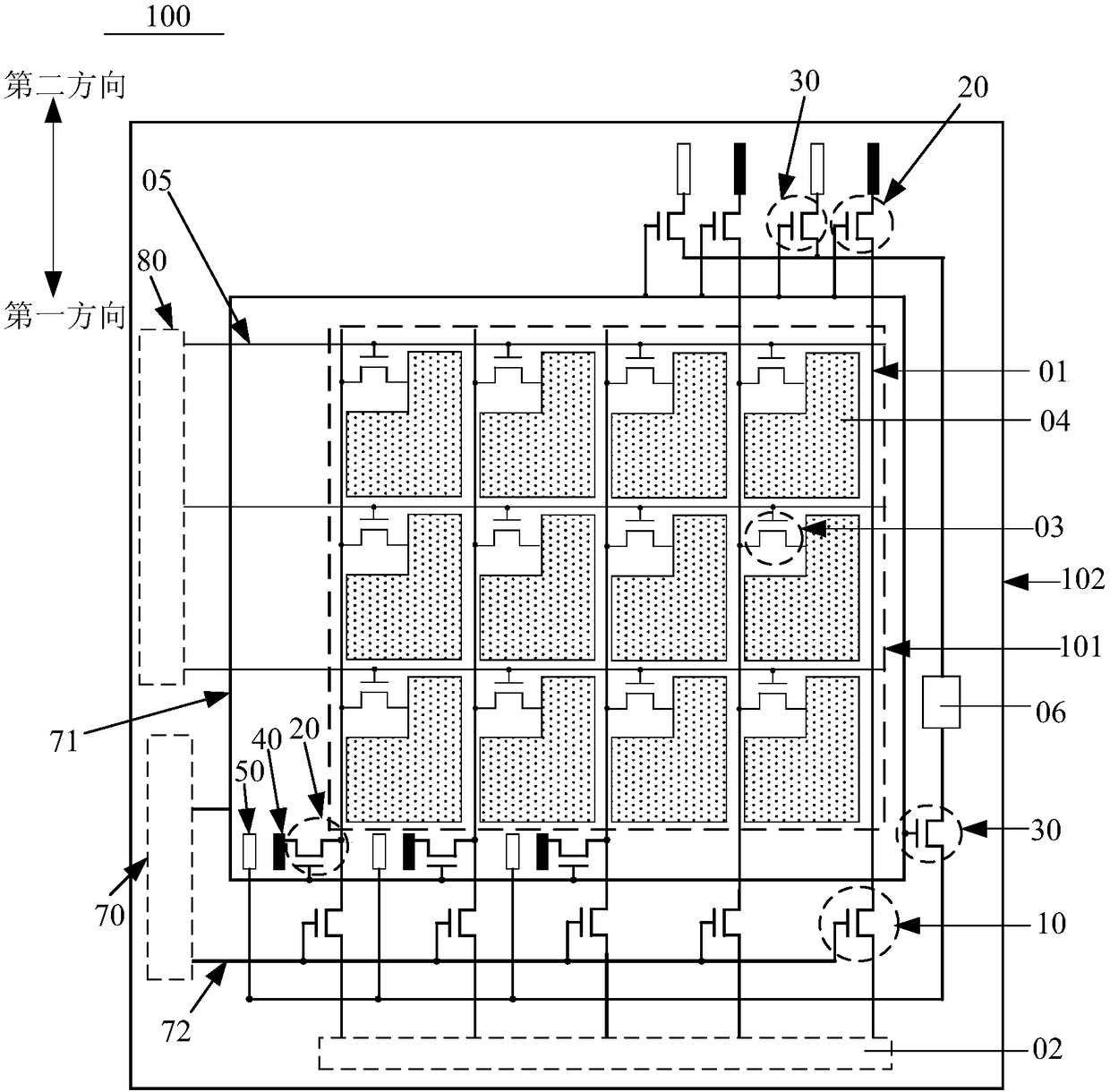 Display panel, display device and control method thereof