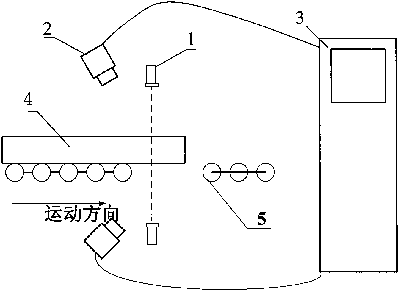 Method and system for measuring volumes and weights of continuously conveyed long objects based on optical measurement