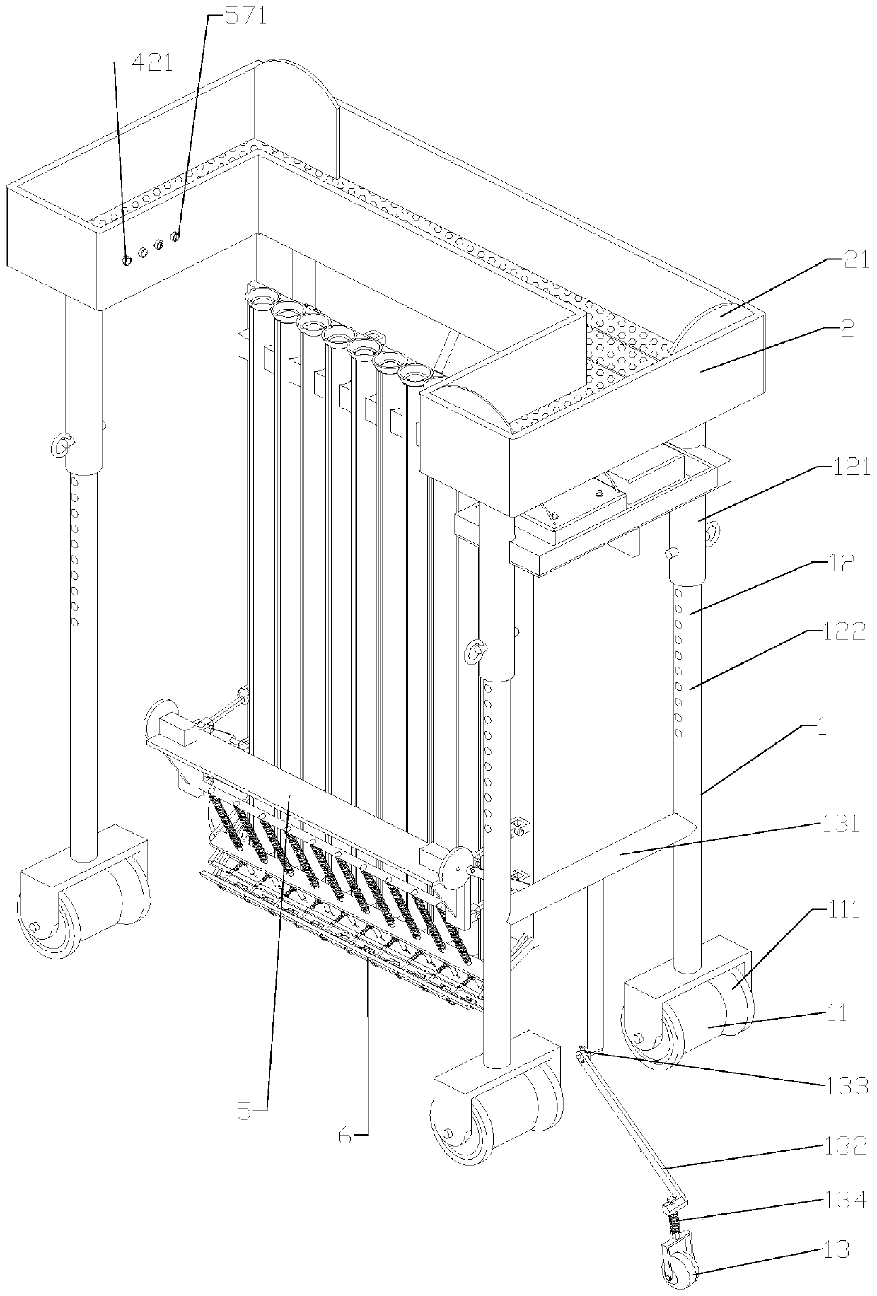 Seedling transplanting machine