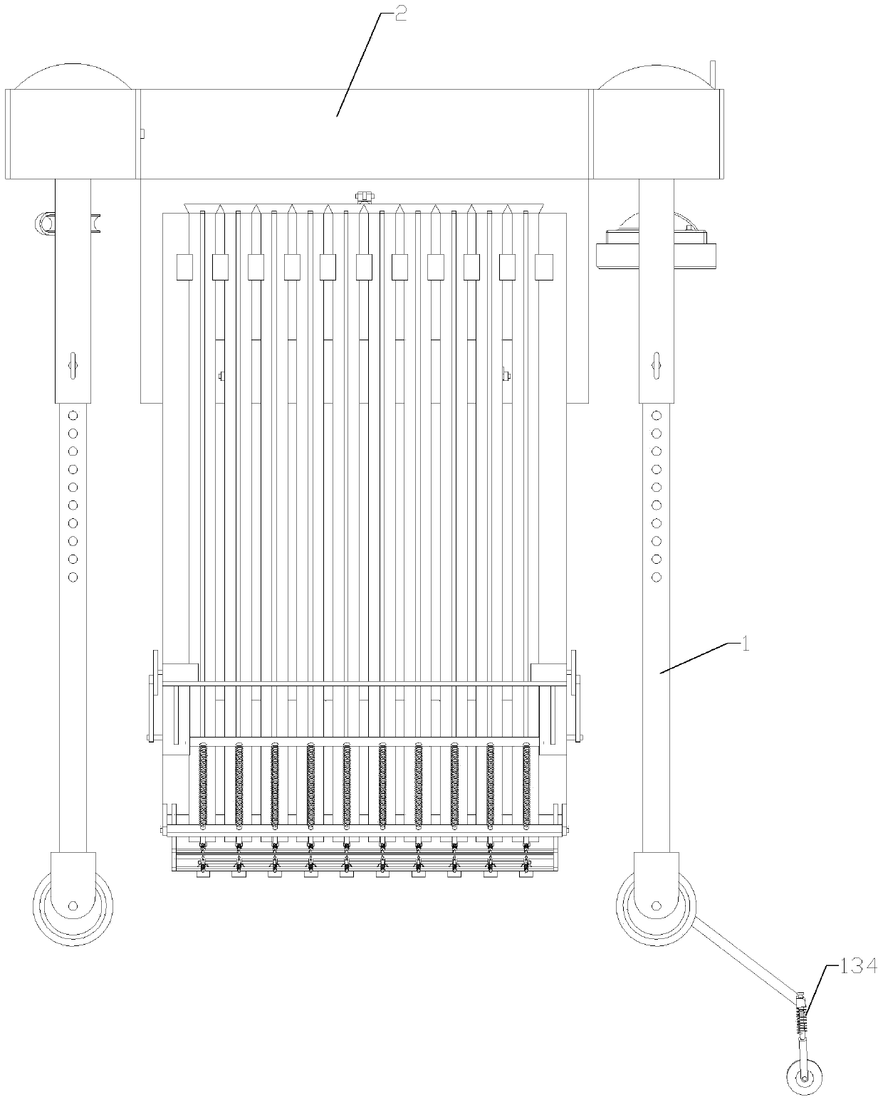 Seedling transplanting machine