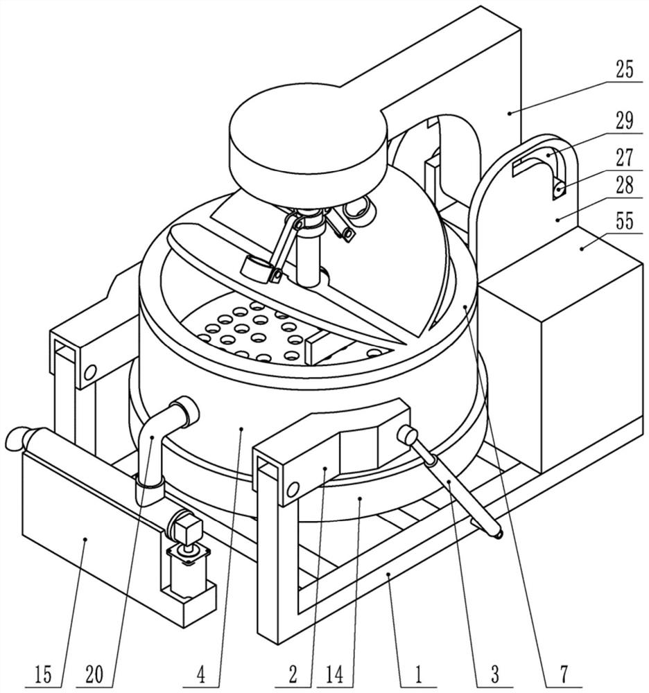 Medicine decocting device for dermatological department