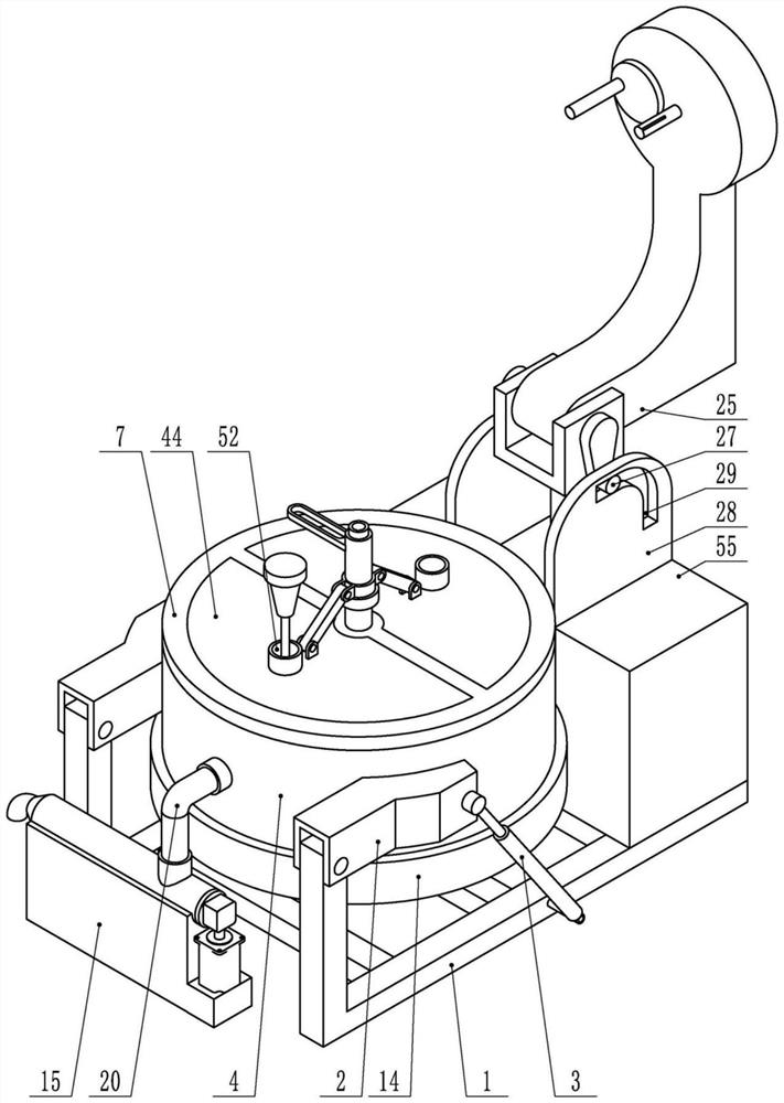 Medicine decocting device for dermatological department