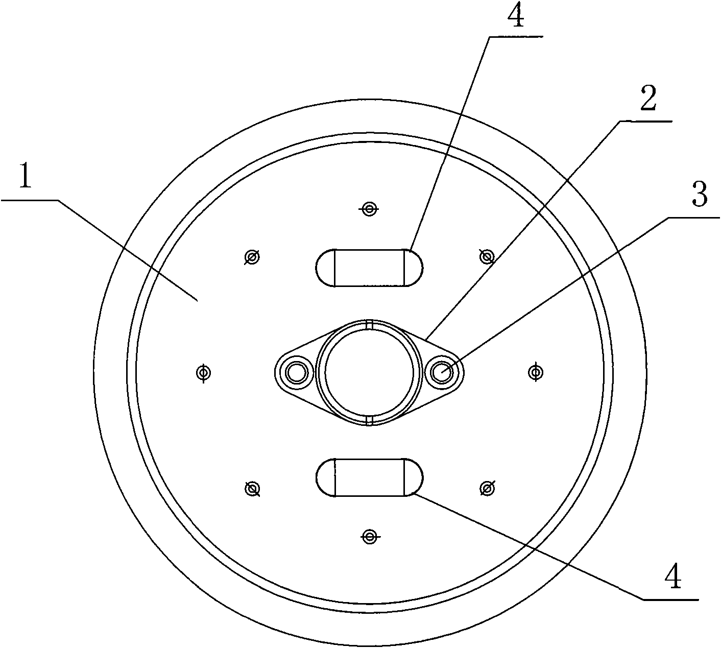 Indirect heating type testing method of high temperature resistance of carbon/carbon heaters