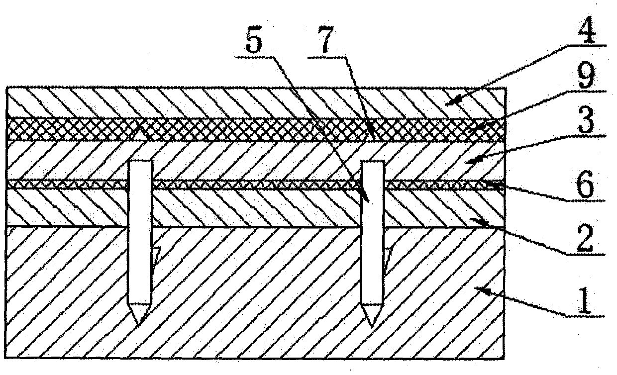 Road roadbed structure