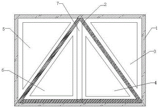 Anti-seismic double panel window