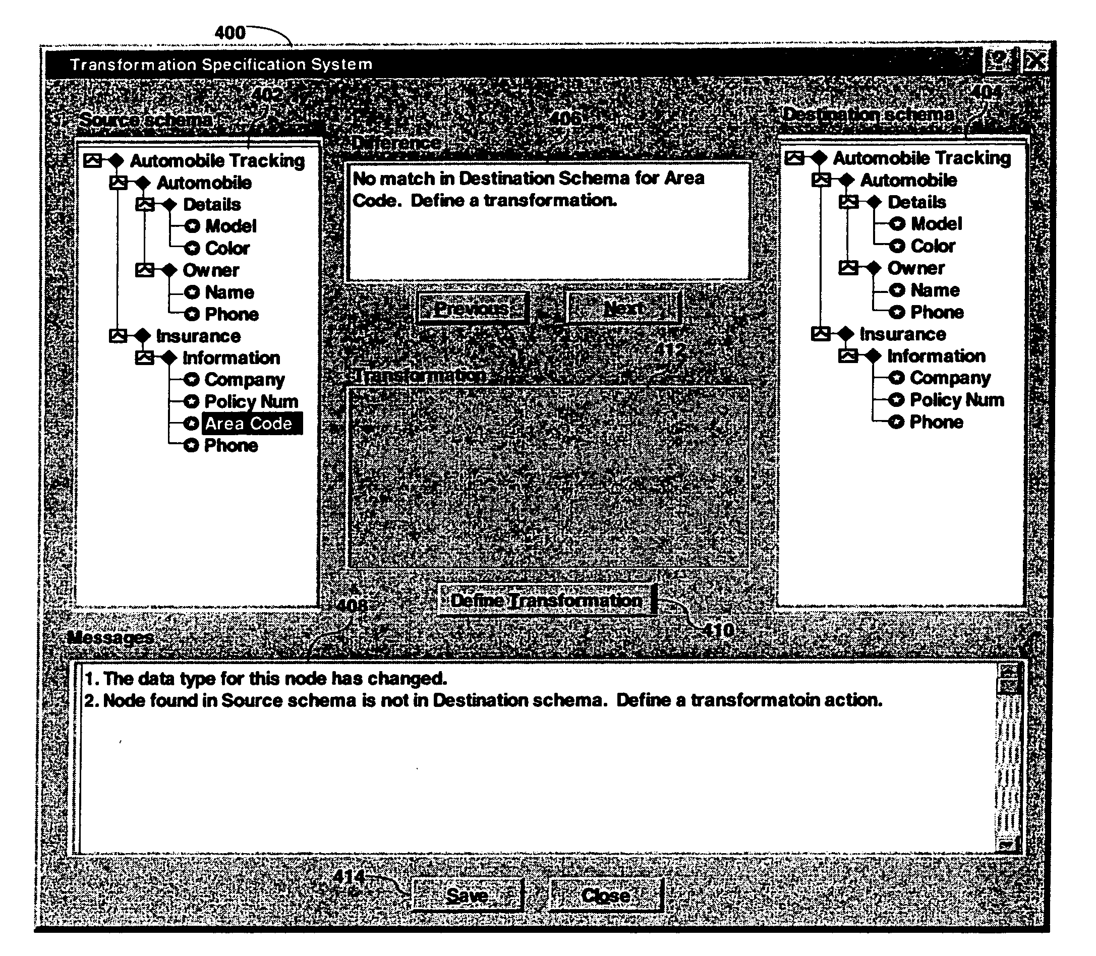 Data transformation system