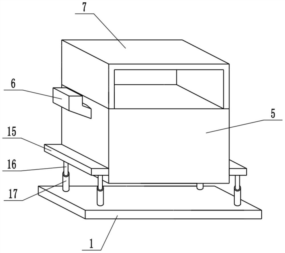 Floor pit repairing equipment for indoor decoration