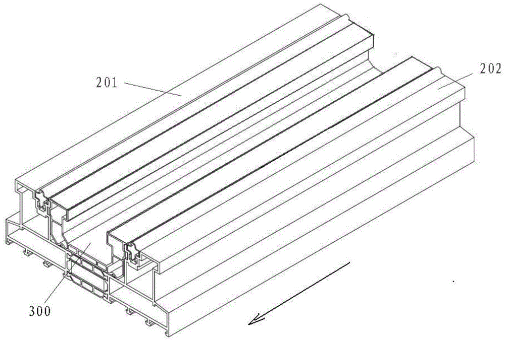 Drainage piece for sliding door and window frame and sliding door and window