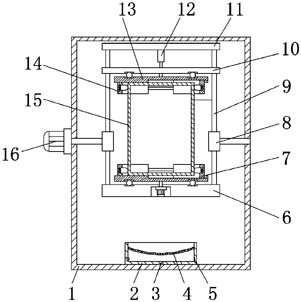 Detecting device for beverage production convenient for operation