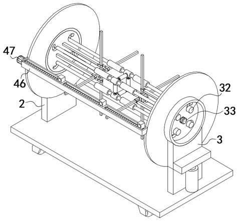 Pay-off rack for electric power construction