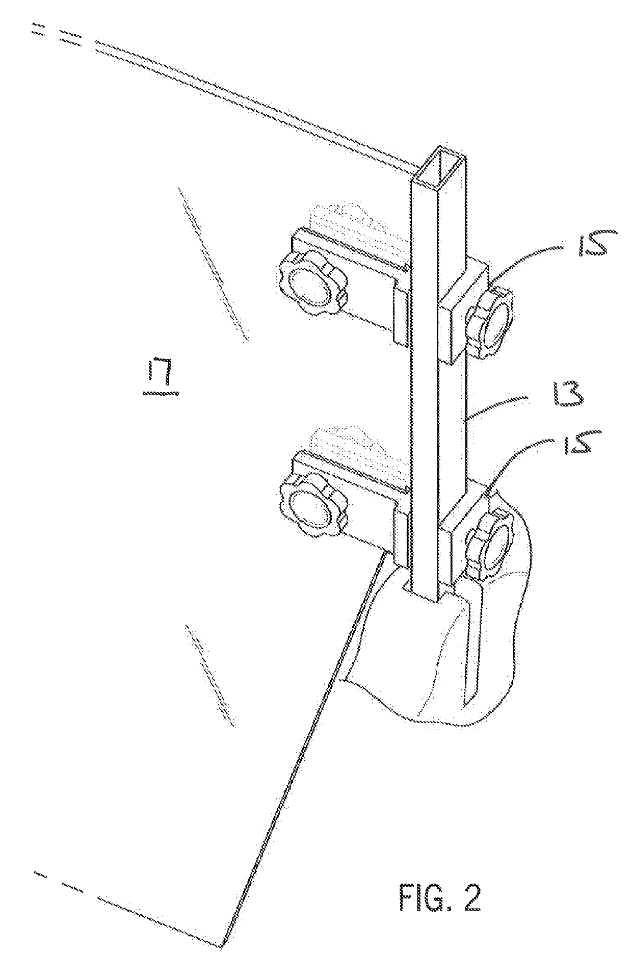 Occupant divider structure for a stroller