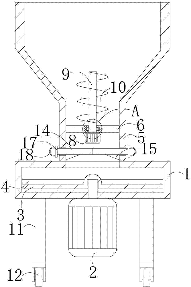 Anti-blocking fertilizer applicator