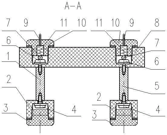 Multifunctional same-material three-electrode probe