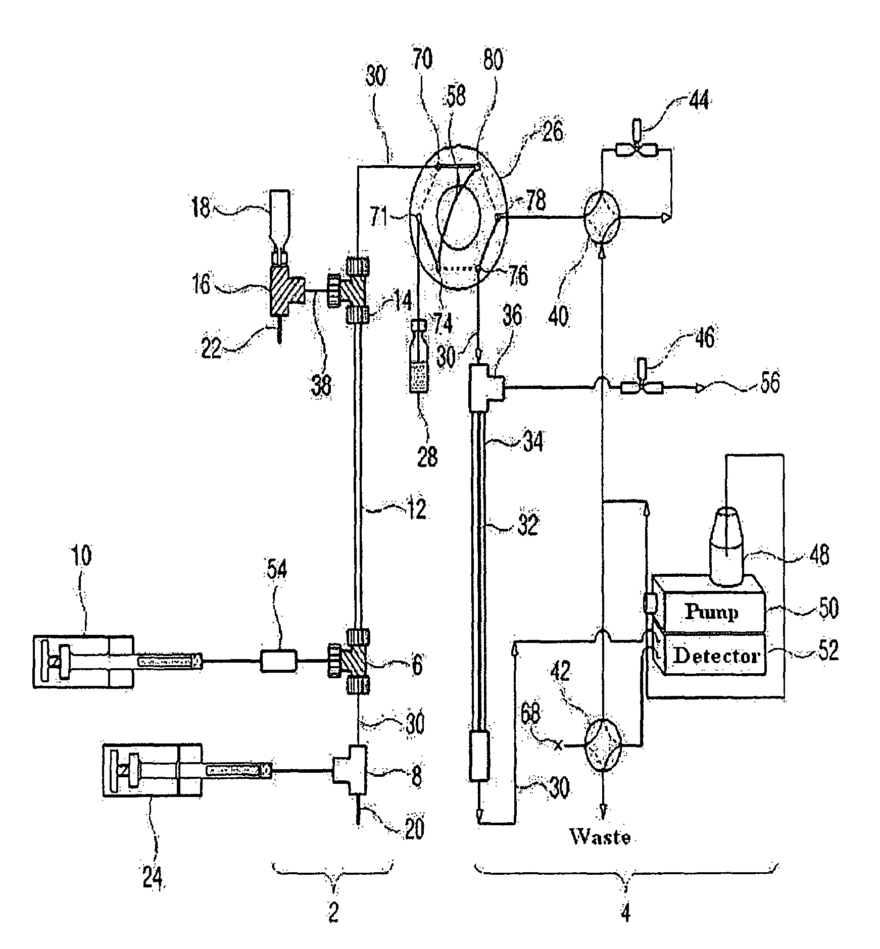 Apparatus for protein separation using capillary isoelectric focusing-hollow fiber flow field flow fractionation and method thereof