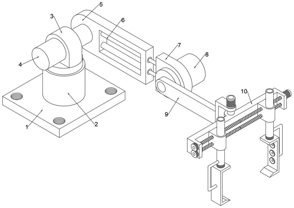 Multi-section type steering mechanical arm