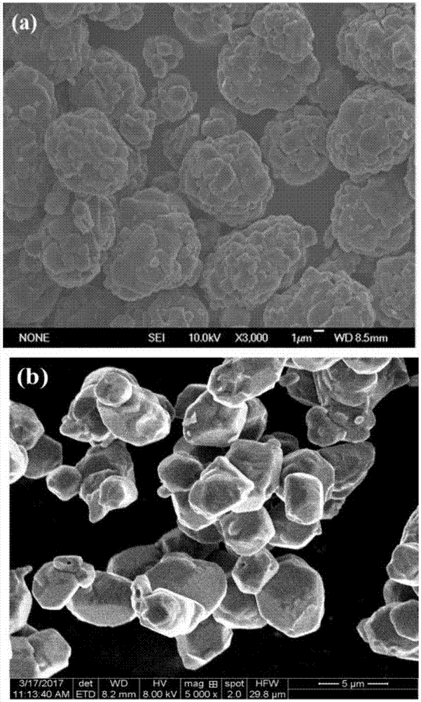 Improved preparation method of large single crystal layered positive electrode material for lithium ion battery