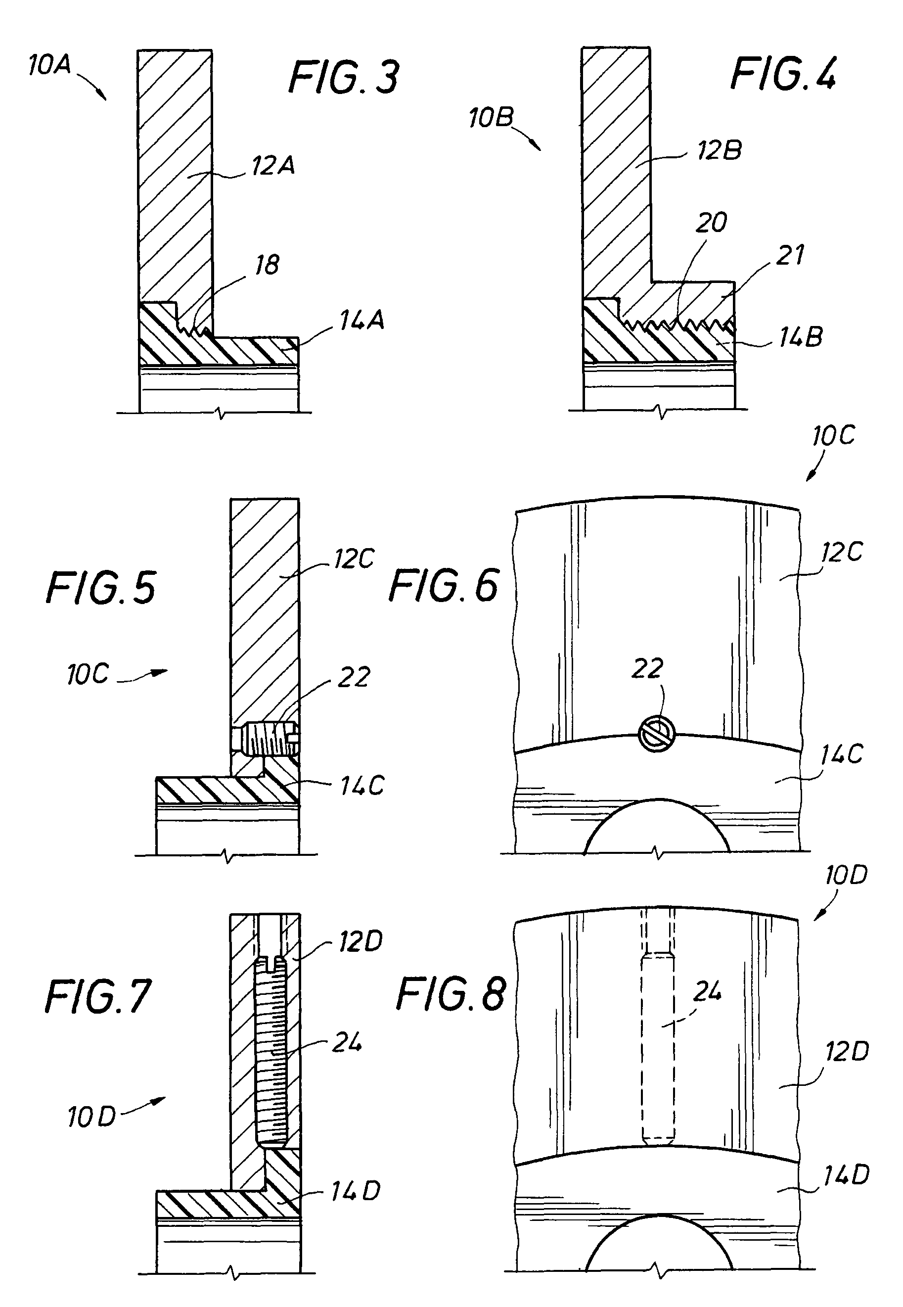 Multiple material piping component