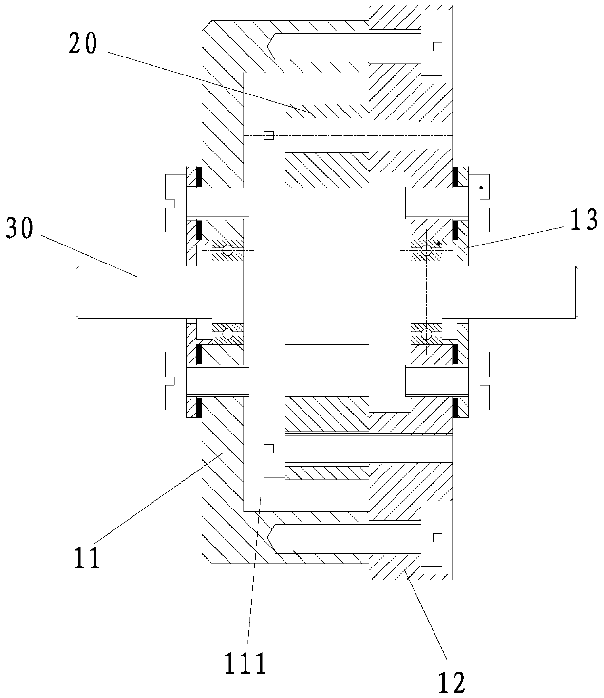 Rotary ultrasonic motor driven by multiple feet in bending vibration mode