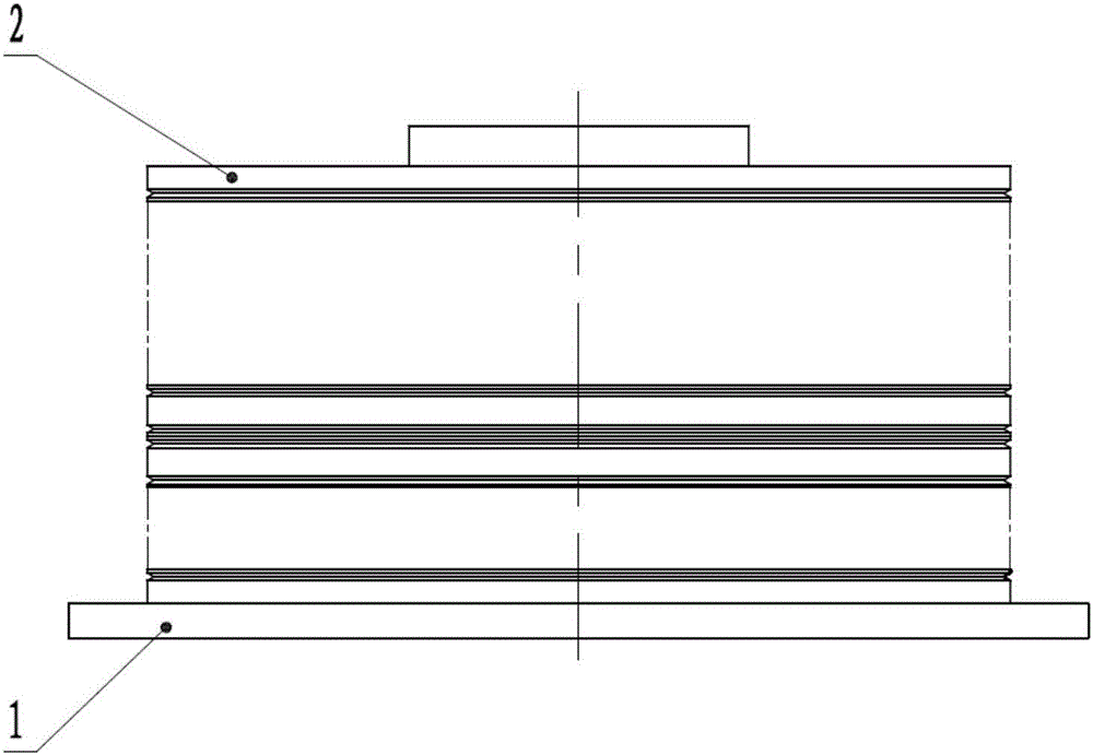 Series type vacuum pressure film box assembly