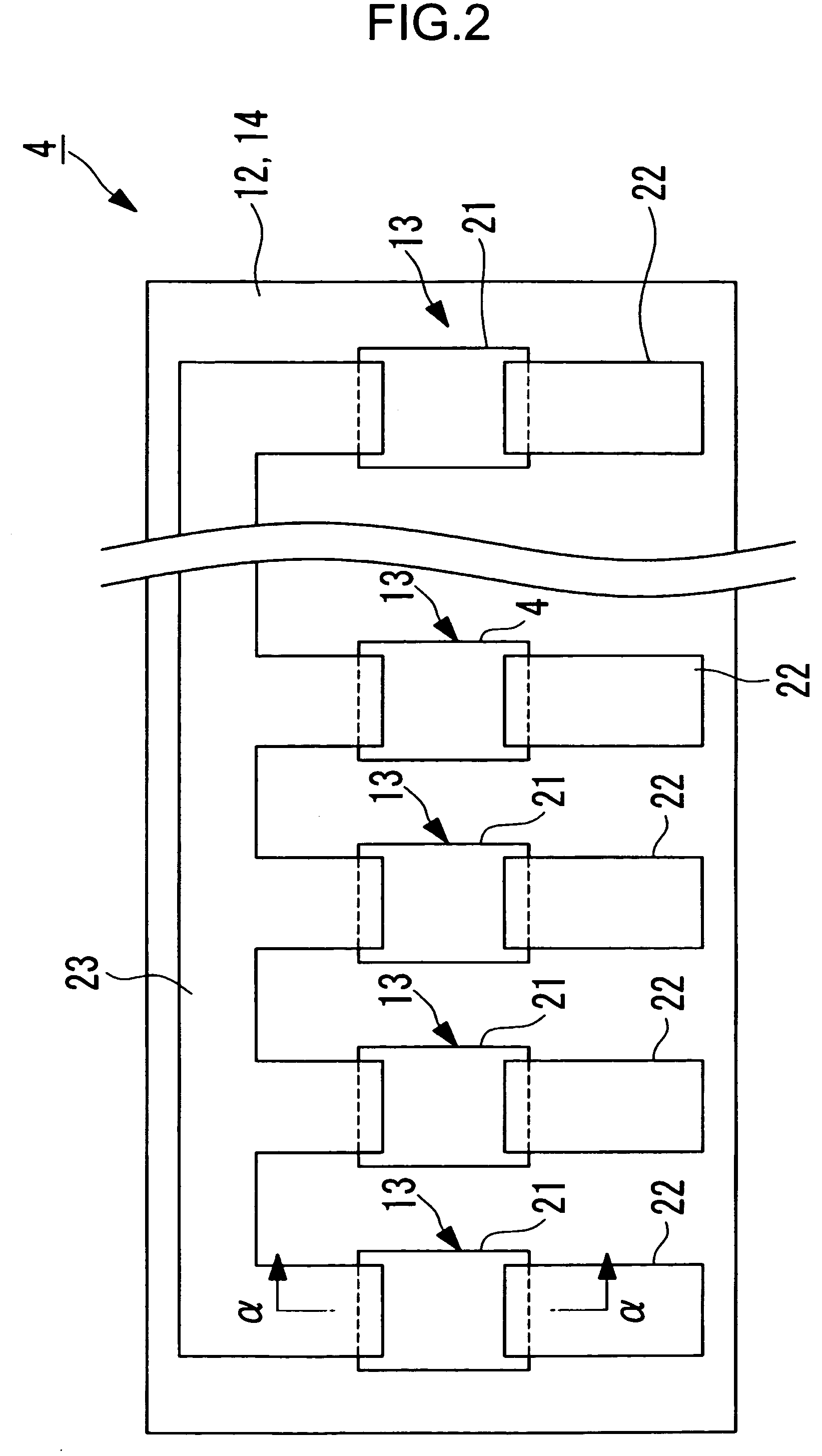 Heating resistance element, thermal head, printer, and method of manufacturing heating resistance element