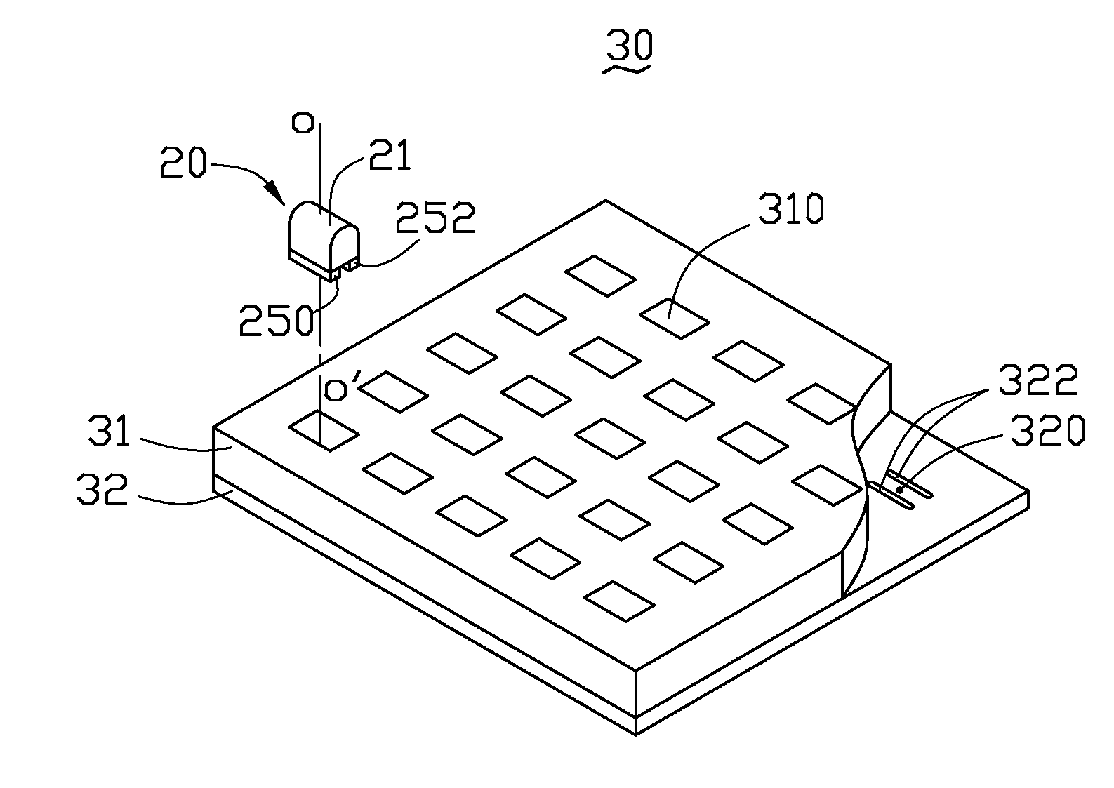 Light emitting diode assembly and light emitting diode display device