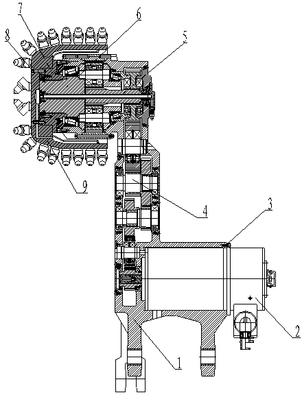 Drum shearer cutting part