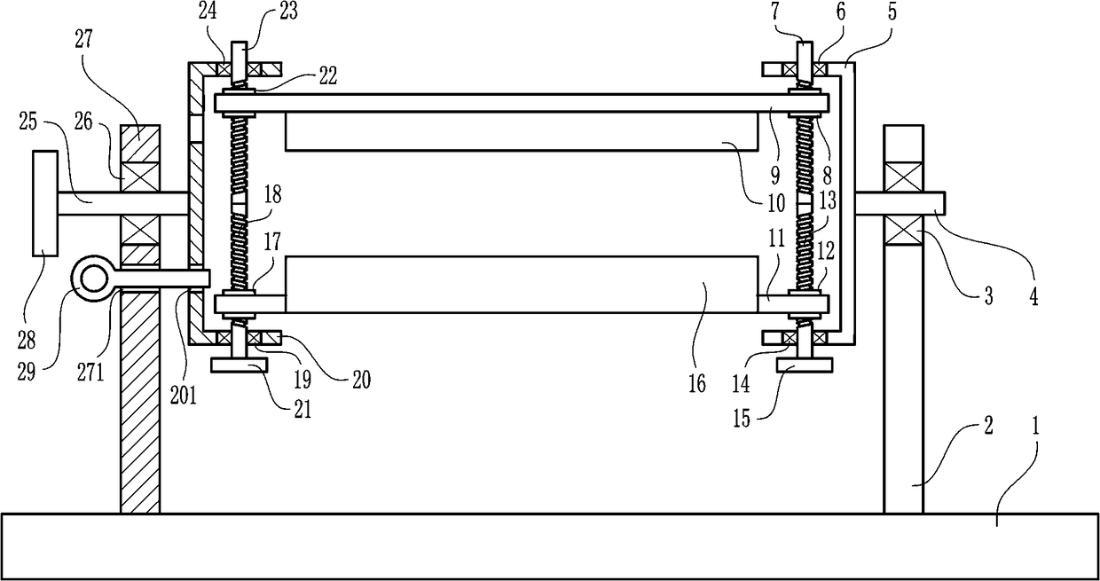 Overturnable nursing bed for medical treatment